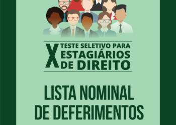 DPE/RN divulga lista nominal de inscrições deferidas no X Teste Seletivo para Estagiários