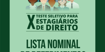 DPE/RN divulga lista nominal de inscrições deferidas no X Teste Seletivo para Estagiários