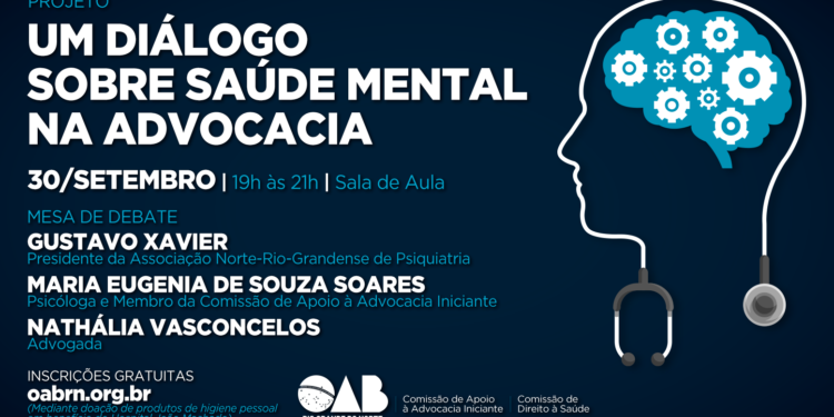 OAB/RN realiza debate sobre saúde mental na advocacia