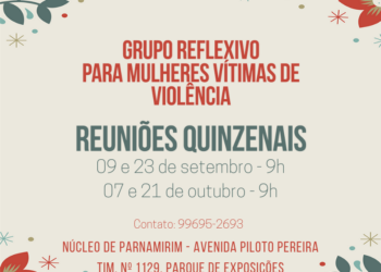 Em Parnamirim, grupo reflexivo para mulheres vítimas de violência terá reuniões quinzenais