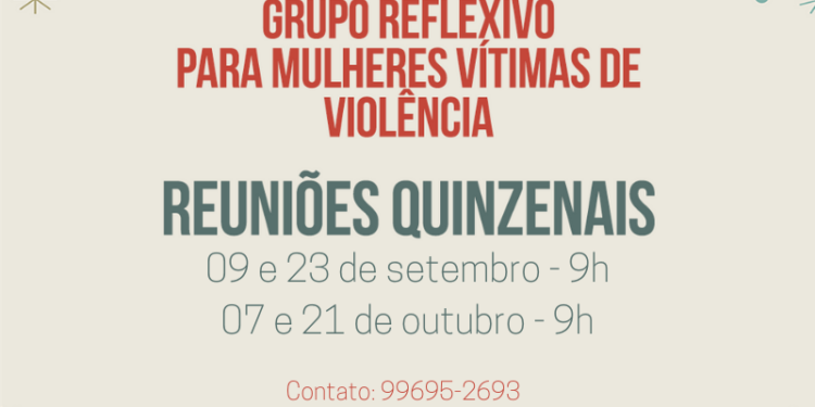 Em Parnamirim, grupo reflexivo para mulheres vítimas de violência terá reuniões quinzenais