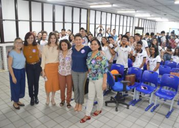 Em Dix-Sept Rosado, 160 estudantes participam do “Maria da Penha Vai às Escolas”