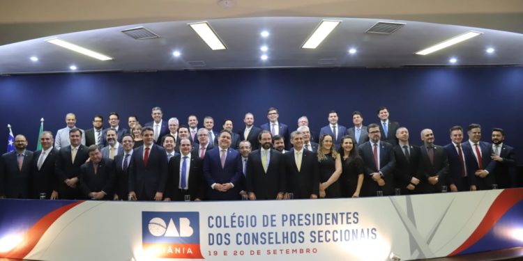 Presidente da OAB/RN participa do colégio de Conselhos Seccionais, na OAB-GO