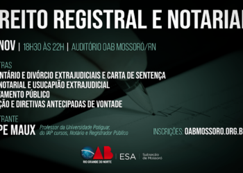 OAB Mossoró recebe curso sobre Advocacia Extrajudicial