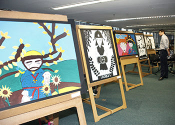 Exposição “Pinturas Nordestinas” mostra obras de socioeducandos