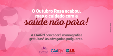 CAARN realizará mamografias gratuitas nos dias 13 e 14