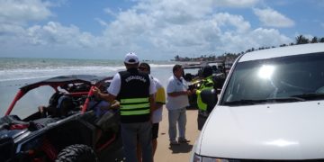 Detran inicia reforço das atividades de fiscalização nas praias urbanas