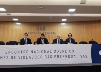 Presidente da OAB/RN participa de painel sobre violação de prerrogativas no CFOA