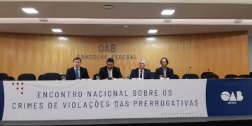 Presidente da OAB/RN participa de painel sobre violação de prerrogativas no CFOA