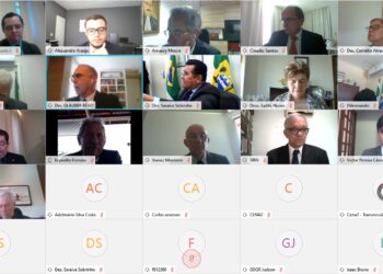 Presidente abre primeira sessão do TJRN por videoconferência destacando tecnologia em tempos de pandemia