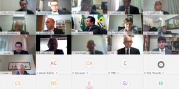 Presidente abre primeira sessão do TJRN por videoconferência destacando tecnologia em tempos de pandemia