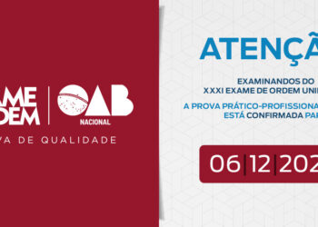 OAB confirma data do XXXI Exame de Ordem e publica cartilha com medidas da preve