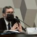 Ernesto Araújo presta depoimento à CPI da Pandemia nesta terça