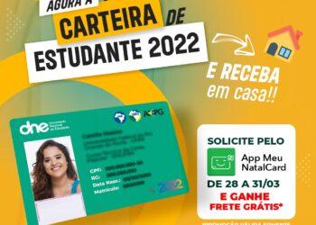 NatalCard lança promoção “Frete Grátis” para os estudantes que solicitarem a Carteira Estudantil 2022