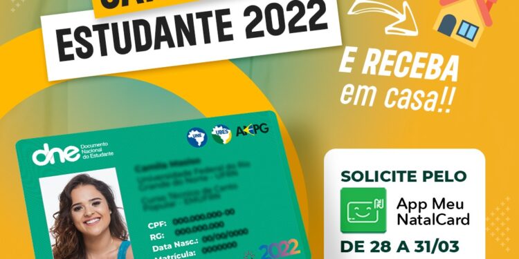 NatalCard lança promoção “Frete Grátis” para os estudantes que solicitarem a Carteira Estudantil 2022