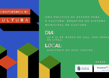 Conferência Municipal de Cultura acontece quarta (30) e quinta (31) no auditório do Sesc Centro