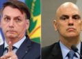 Bolsonaro entra com ação contra o ministro Alexandre de Moraes