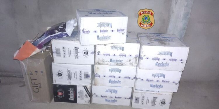 PF combate contrabando de cigarros e associação criminosa