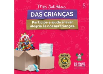 Polícia Civil realiza campanha Mês Solidário das Crianças