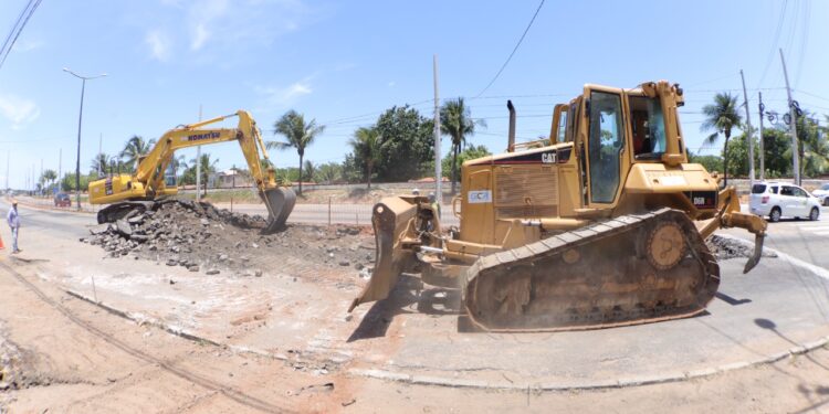Nova etapa das de obras de modernização na Felizardo Moura é iniciada pela Prefeitura