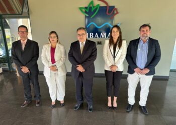 Álvaro Dias e equipe se reúnem com IBAMA para alinhar processo da engorda de Ponta Negra