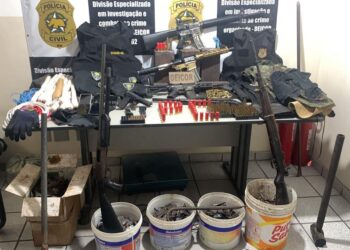 Polícia Civil do RN prende assaltante de banco em flagrante e com quatro mandados de prisão em Ceará-Mirim