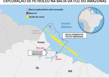 Ibama vai examinar novo pedido da Petrobras para prospectar petróleo perto da foz do Rio Amazonas