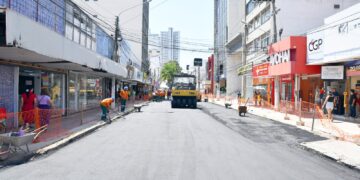 Obras de requalificação da rua João Pessoa chegam a nova fase