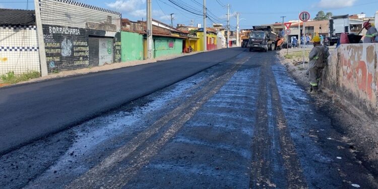 Obra da Av. Felizardo Moura atinge quase 60% de execução e entra em nova fase