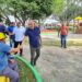 Praça Aluízio Alves, no Parque Industrial, recebe novo playground infantil