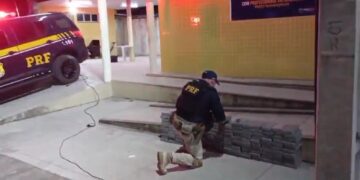 Em Macaíba, PRF prende casal com 150kgs de cocaína