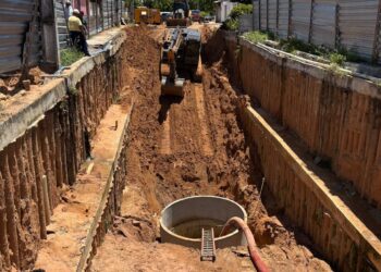 Obra da Rua Lindalva de Olegário avança para reta final na Zona Norte