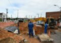 Seinfra está executando a recuperação da rede de drenagem na Avenida Doutor João Medeiros Filho