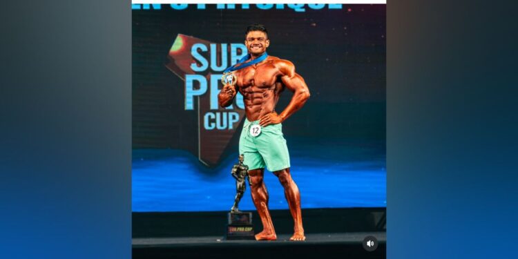 Potiguar Julio Soares intensifica preparação para competição no Canadá e busca apoio para seguir no fisiculturismo internacional