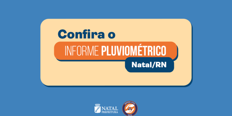 Natal registra acumulado médio de 45,8 mm de chuva entre sábado e domingo