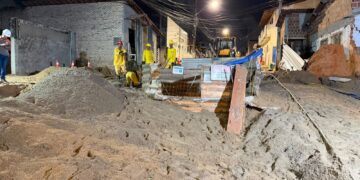 Área afetada por obra no Bom Pastor tem estabilização concluída