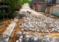 Prefeitura executa obras de pavimentação e drenagem na Rua Pantanal, em Neópolis