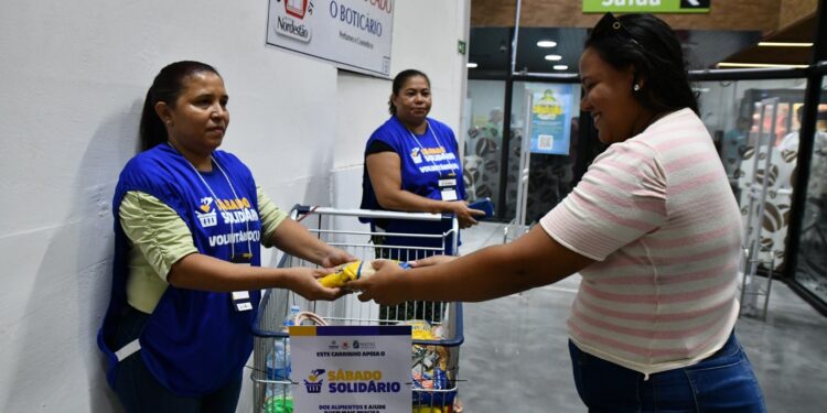 Sábado Solidário mobiliza 16 pontos de arrecadação de alimentos em Natal