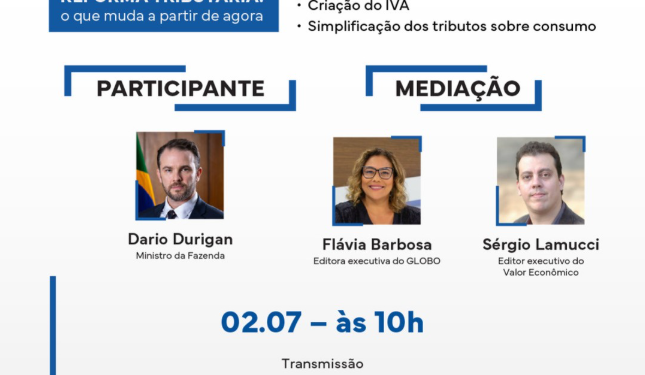 Caminhos do Brasil discute impactos da reforma tributária para o empresário brasileiro