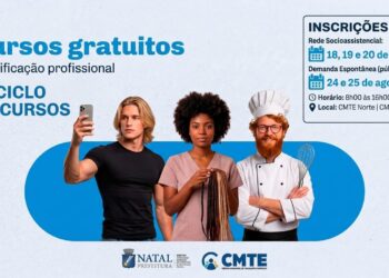 Semtas oferece 400 vagas para cursos gratuitos de qualificação profissional