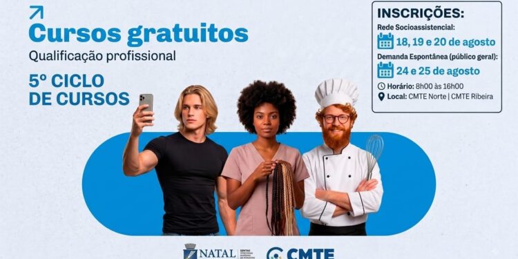 Semtas oferece 400 vagas para cursos gratuitos de qualificação profissional