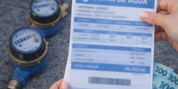 Consumidora receberá em dobro valor de conta de água após vazamento em hidrômetro provocado pela Caern