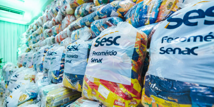 Sesc Mesa Brasil entrega mais de 22 toneladas de alimentos a 41 instituições no RN