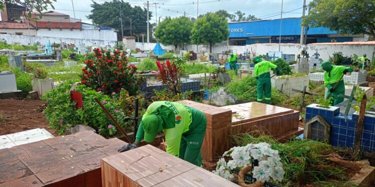 Prefeitura prepara cemitérios públicos para receber cerca de 15 mil visitantes no Dia dos Pais