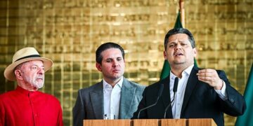 Lula, Alcolumbre e Hugo Motta anunciam acordo para tramitação de projetos no Congresso