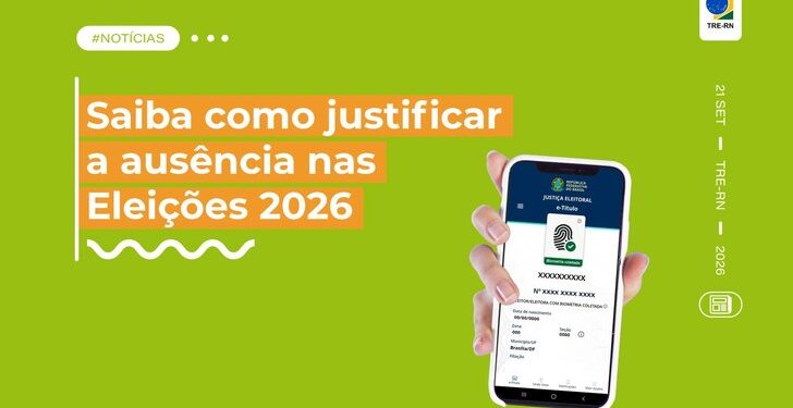 Saiba como justificar a ausência nas Eleições 2026